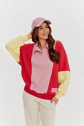 City Sunset Polo-Sweatshirt